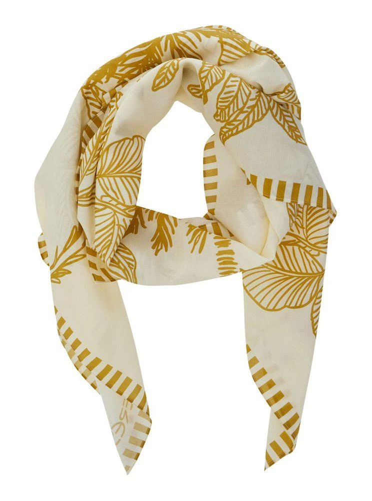 ERES Eres Jungle Leaf-Print Scarf