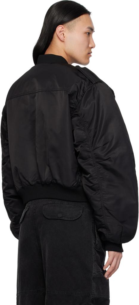 Black A-2 Bomber Jacket – On Sale Now with Up to 10% Off