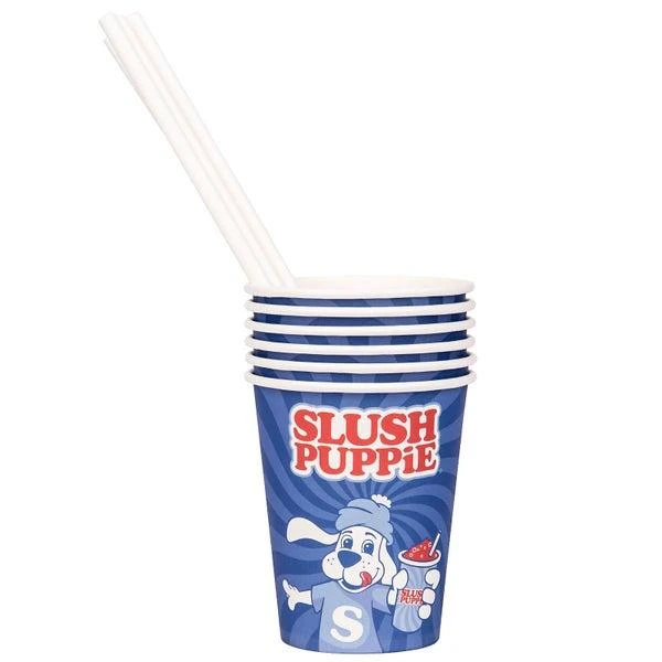 Fizz Creations Slush Puppie Paper Cups & Straws (Set of 20) 1