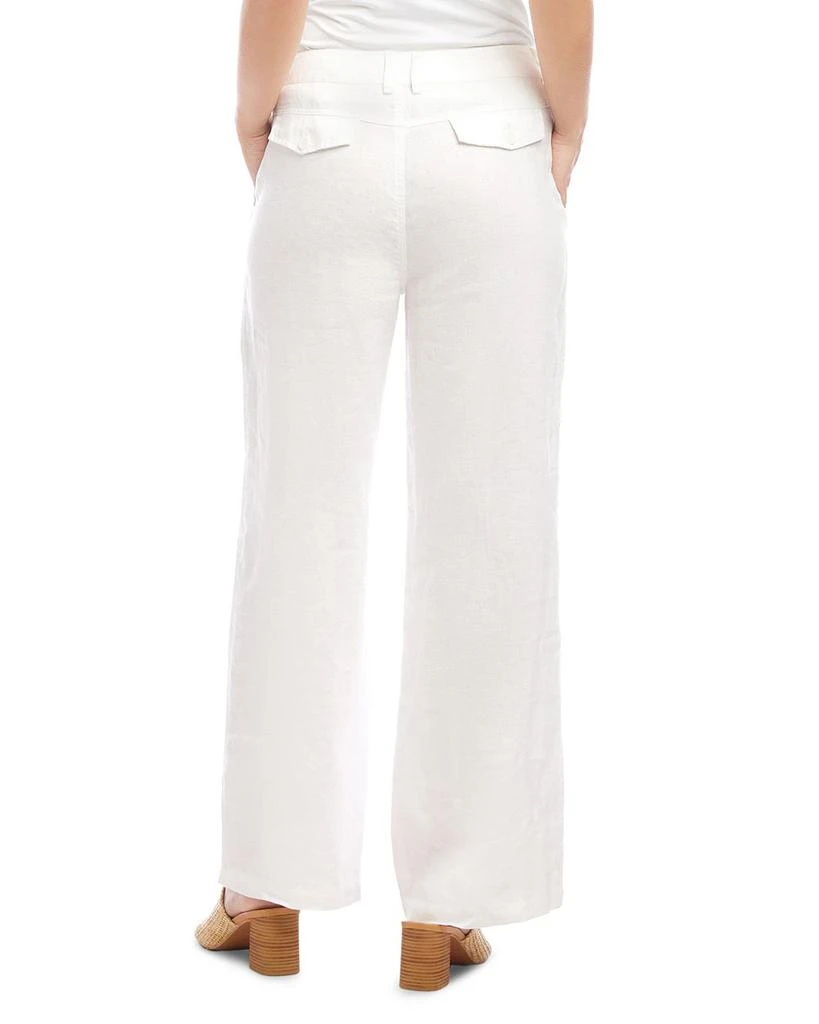 Karen Kane Linen Wide Leg Trousers 4