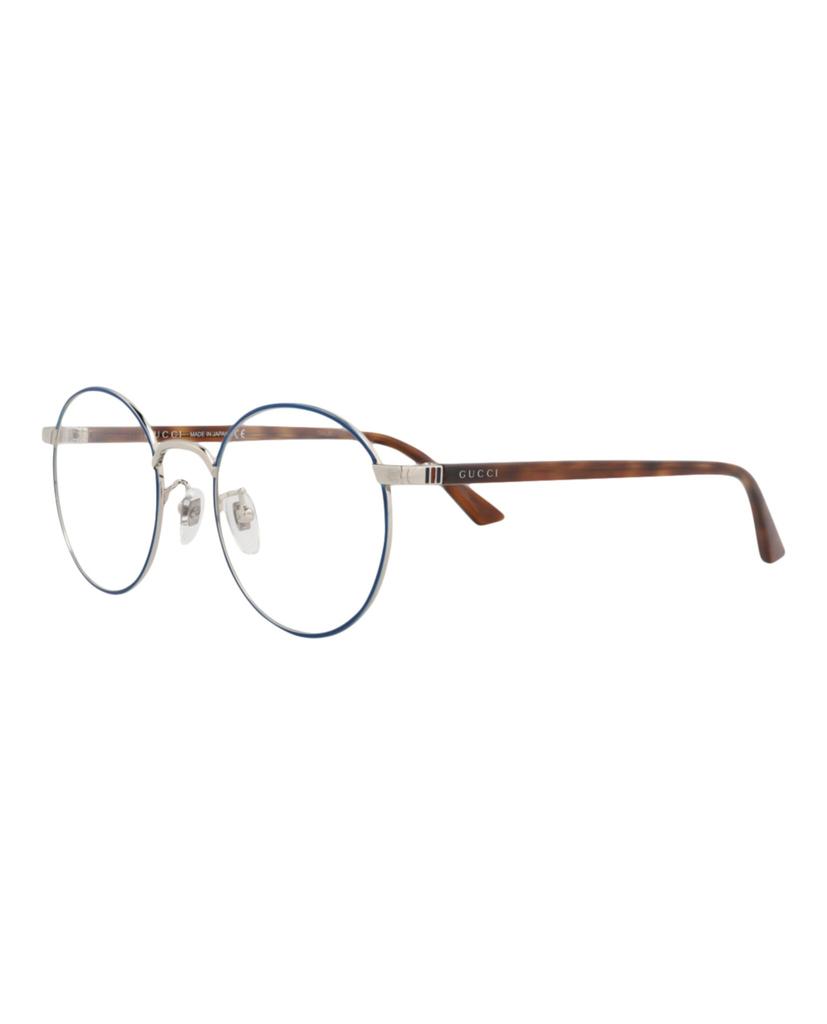 Gucci Round-Frame Metal Optical Frames