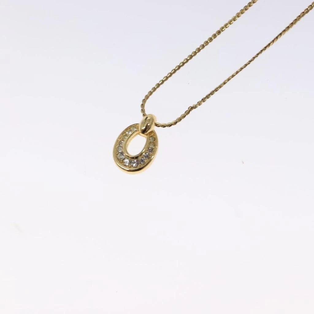 Dior Collar Necklace Metal With Faux Pearls Metal Jewelry (Pre-Owned) 2