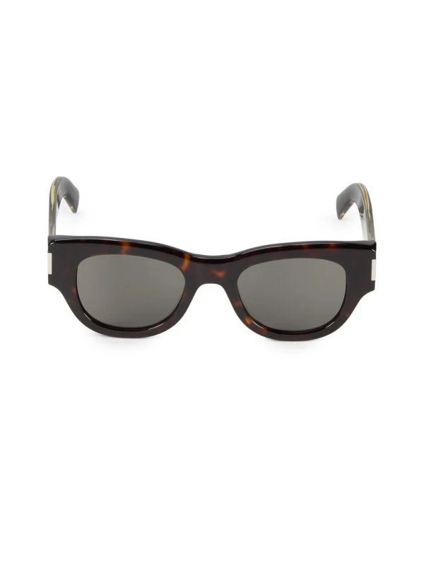 ​49MM Solid Plastic Rectangle Sunglasses Saks OFF 5TH