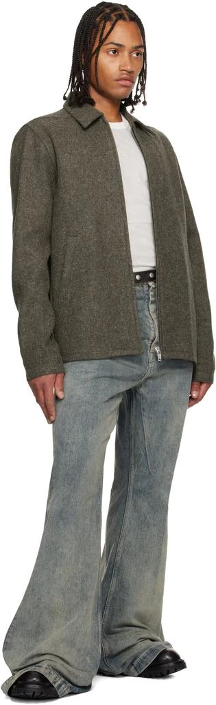 Rick Owens Gray Concordians Bolan Jeans 5