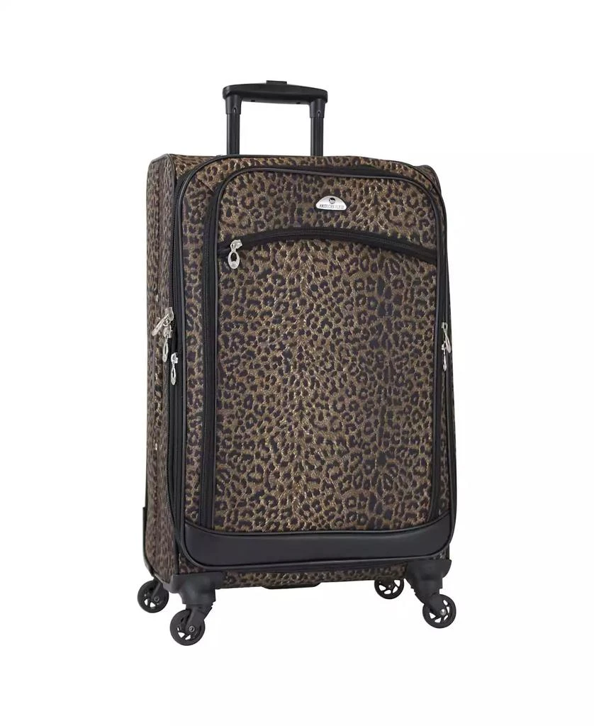 American Flyer Animal Print 5 Piece Spinner Luggage Set 4