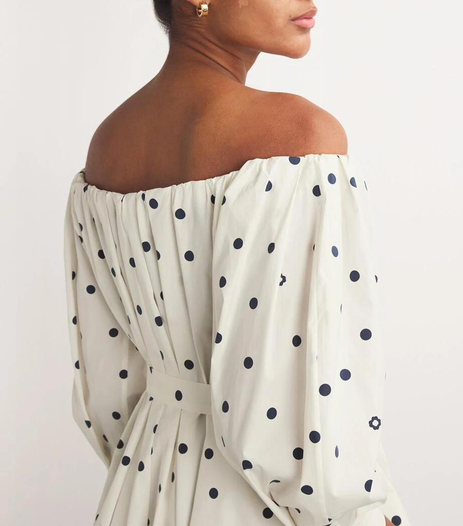 Maje Polka-Dot Mini Dress 4