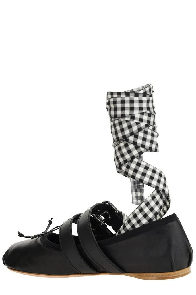 Miu Miu Miu Miu Belted Detailed Ballerina Flats 3