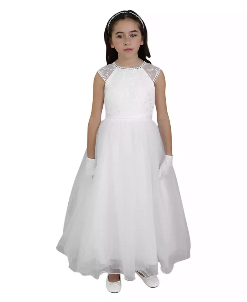 Us Angels Big Girls The Helena Communion Dress 1