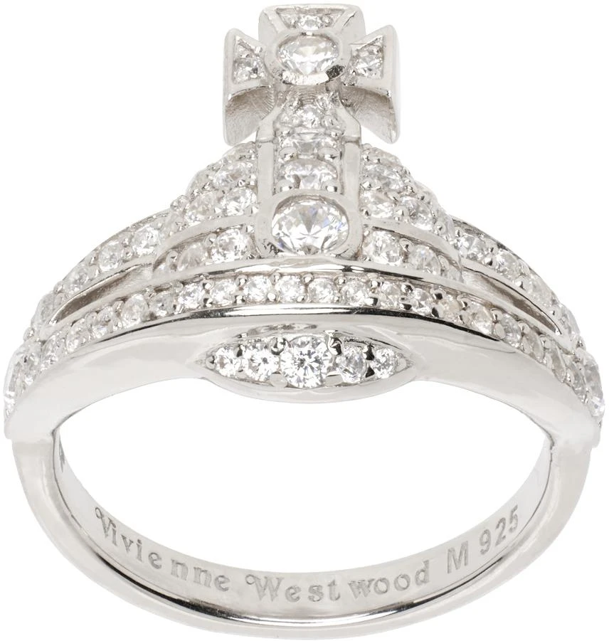 Vivienne Westwood Silver Mini Orb Ring 1
