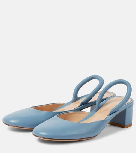 Gianvito Rossi Tivoli leather mules 5