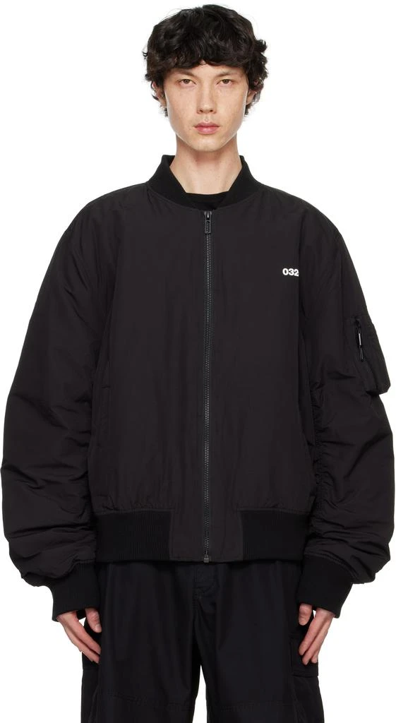 032c Black "Nighthawks" Bomber Jacket 1