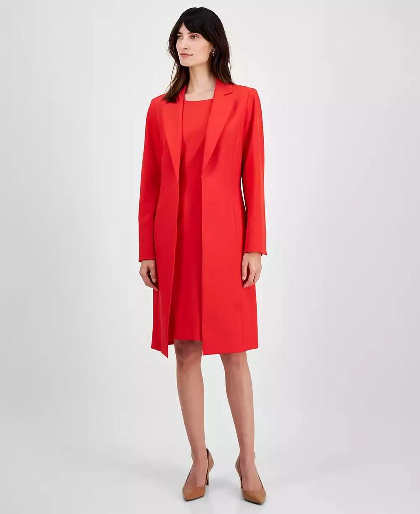 Le Suit Women's Elongated Blazer Dress Suit, Regular & Petite 1