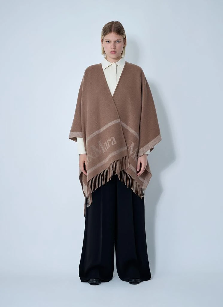 Max Mara Hilde Logo Motif Scarf 1