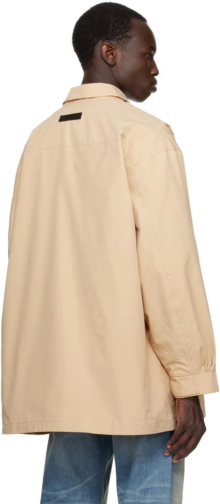 Essentials Beige Zip Jacket 3