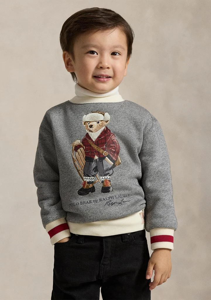Ralph Lauren Boys 2-7 Polo Bear Fleece Sweatshirt