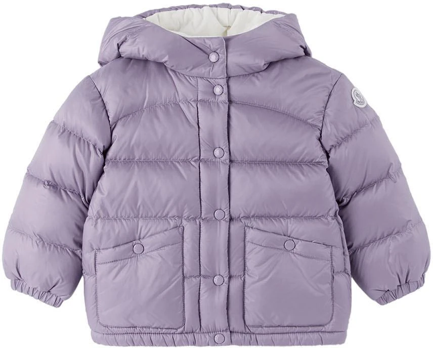 Moncler Baby Purple Bardanette Down Jacket 1