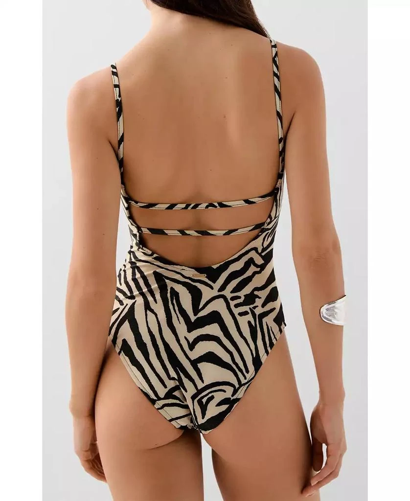 Scalpers Women
s Zebra Swimsuit 3
