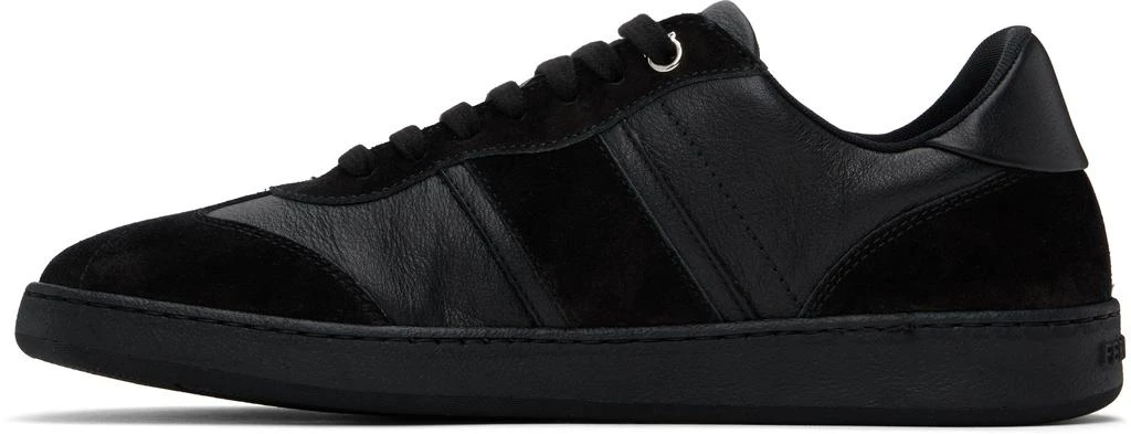 Ferragamo Black Low Top Signature Sneakers 3