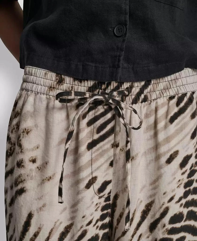 DKNY Women
s Printed Pull-On Pants 6