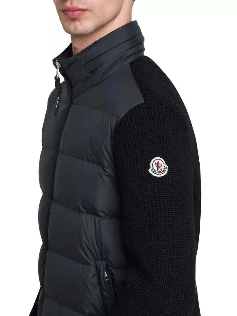 Moncler Padded Wool Zip-Up Hoodie 5