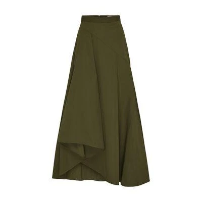 Alexander McQueen Cotton poplin skirt 1