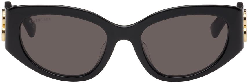 Balenciaga Black Bossy Round AF Sunglasses - Accessories