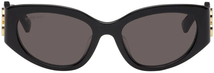 Balenciaga Black Bossy Round AF Sunglasses 1