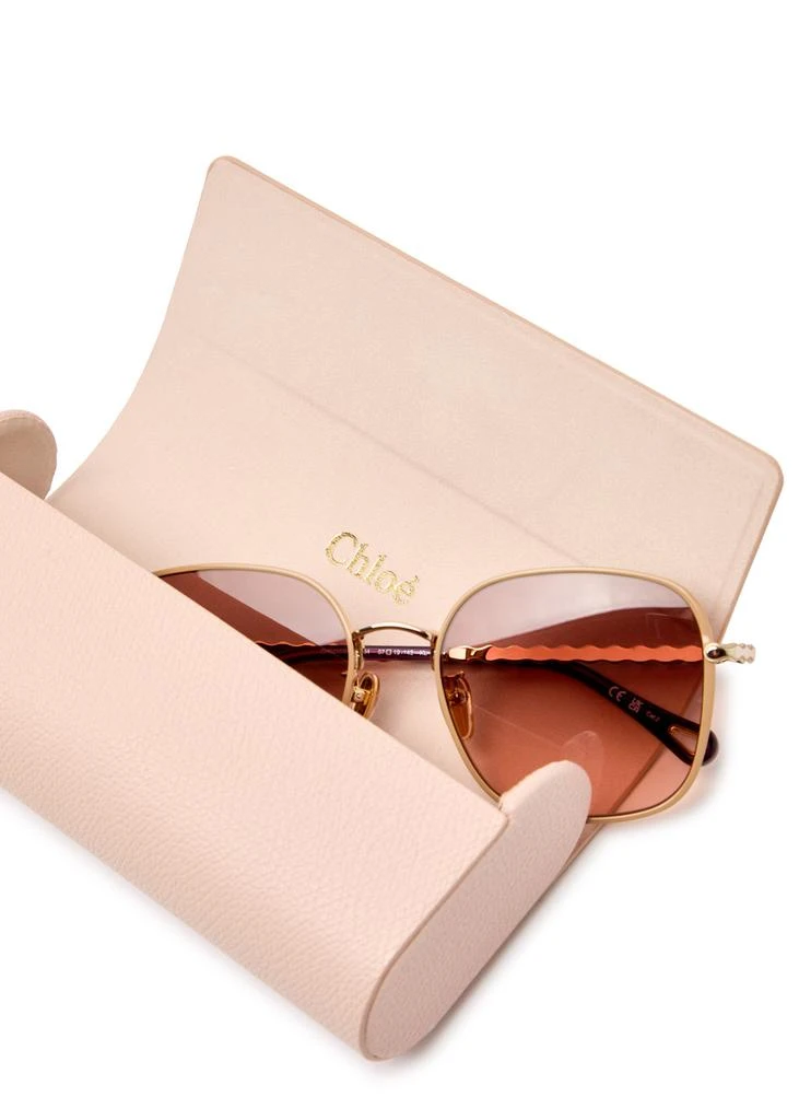 Chloé Oversized square-frame sunglasses 4