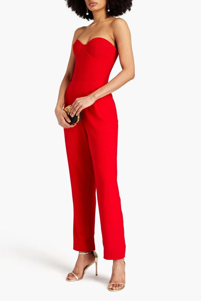 RASARIO Strapless crepe jumpsuit 2
