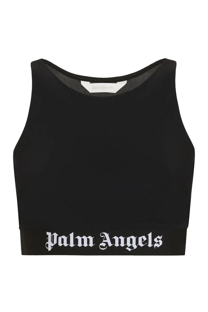 Palm Angels Palm Angels Technical Fabric Crop Top 1