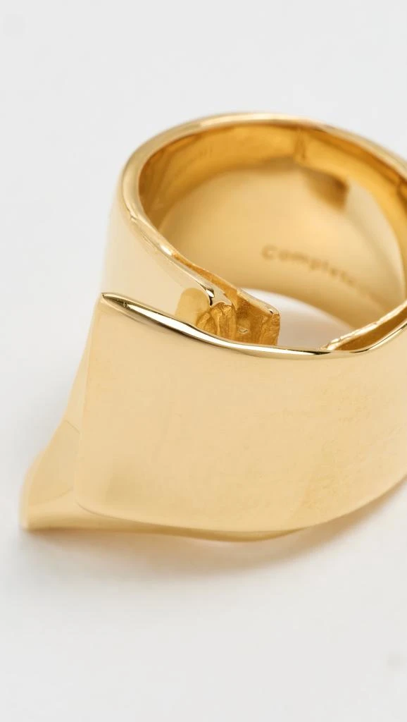 Completedworks Soggy Envelope Gold Plated Ring 5