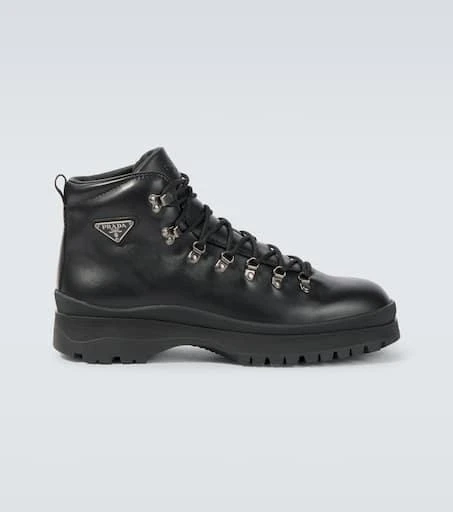 Prada Brixxen leather lace-up boots 1