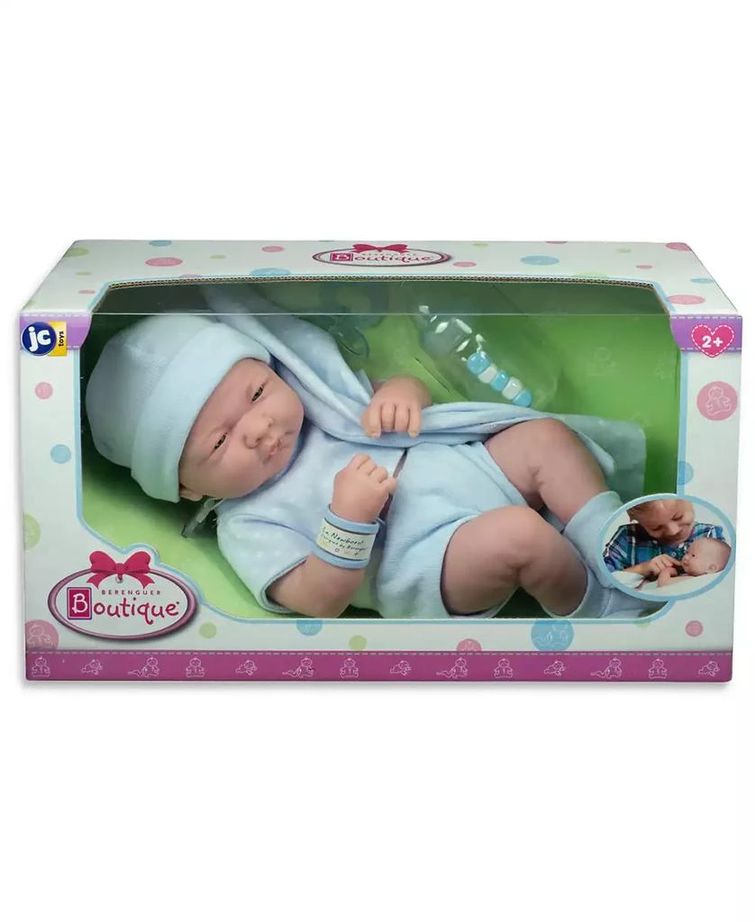 JC TOYS La Newborn14 " Real Boy Baby Doll Blue Outfit 2