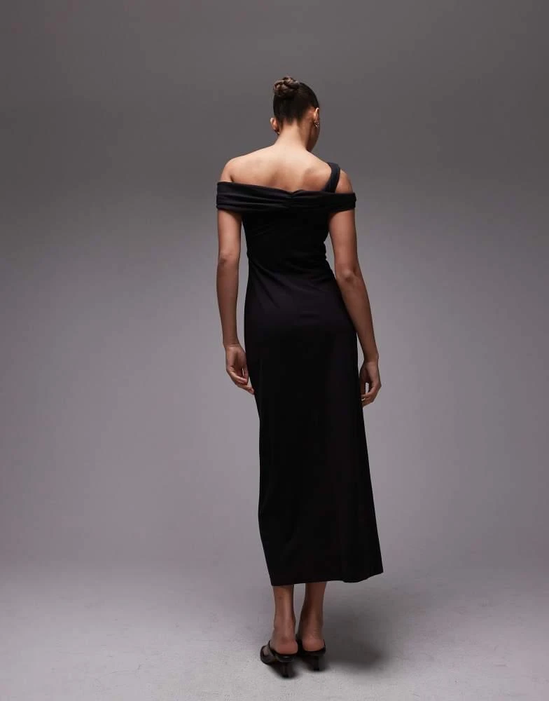 knee length dresses for ladies & OTHER STORIES BLACK FINE STRAP MIDI DRESS SIZE 14 – Whispers Dress Agency main image 1