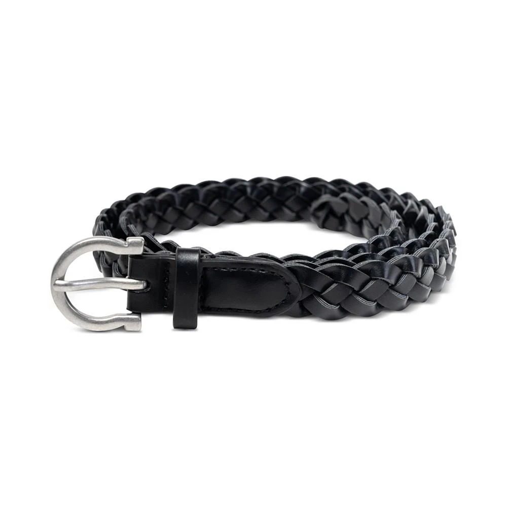 Style & Co Women's Braided Faux-Leather Belt, Created for Macy's 1