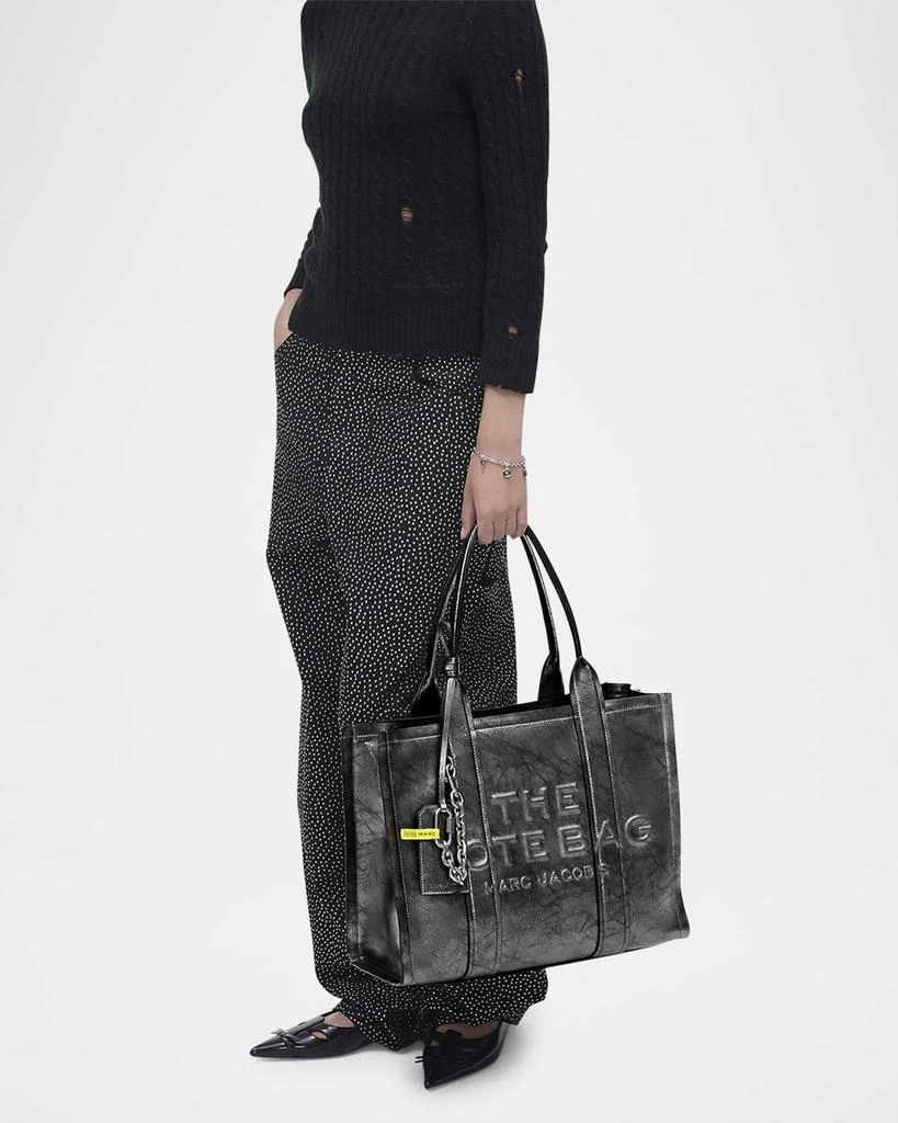 Marc Jacobs The Large Distressed Leather Tote Bag 4
