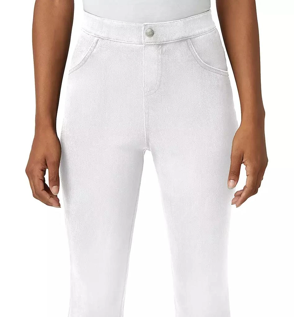 Hue Women's High-Rise Denim Baby Bootcut Leggings 5