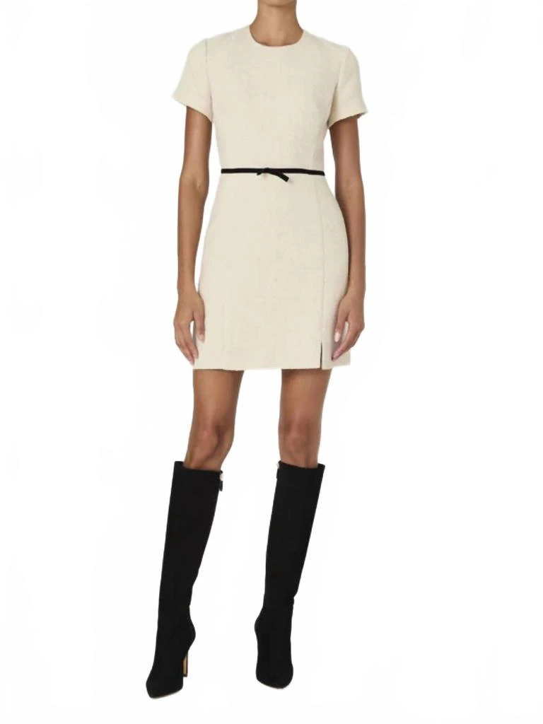cream tweed dress Amelia Tweed Dress main image 1