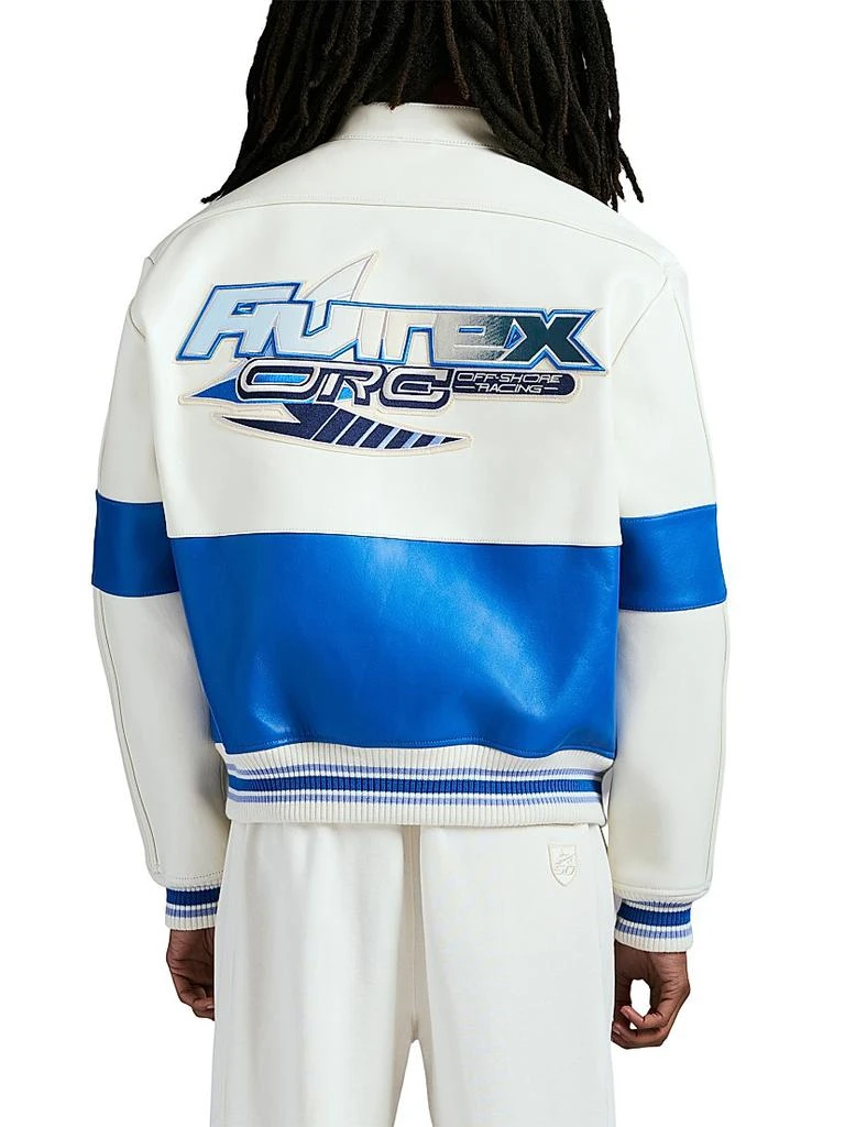 Avirex Off-Shore Leather Racing Jacket 5