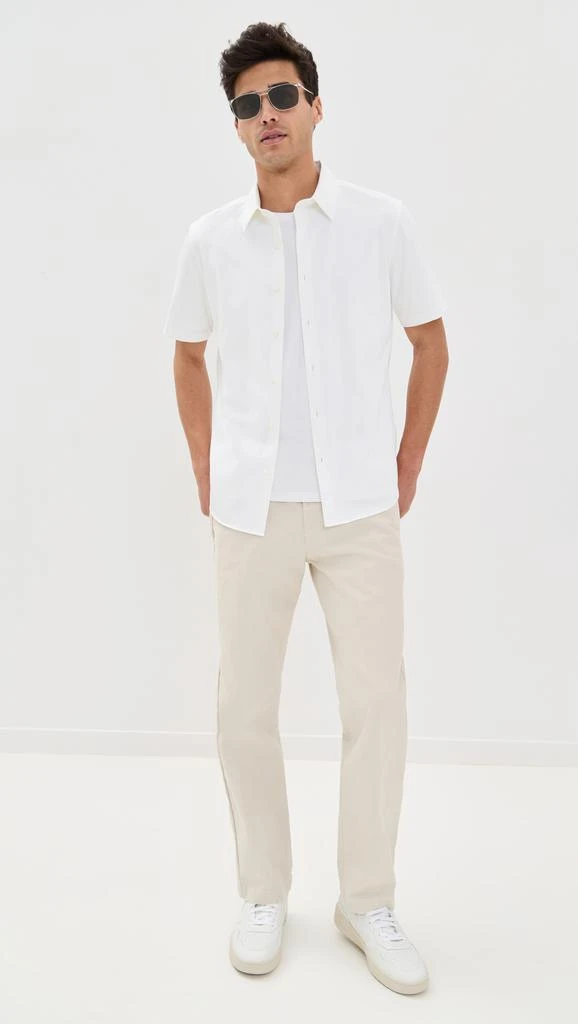 Theory Structure Knit Irving Short Sleeve Shirt 4