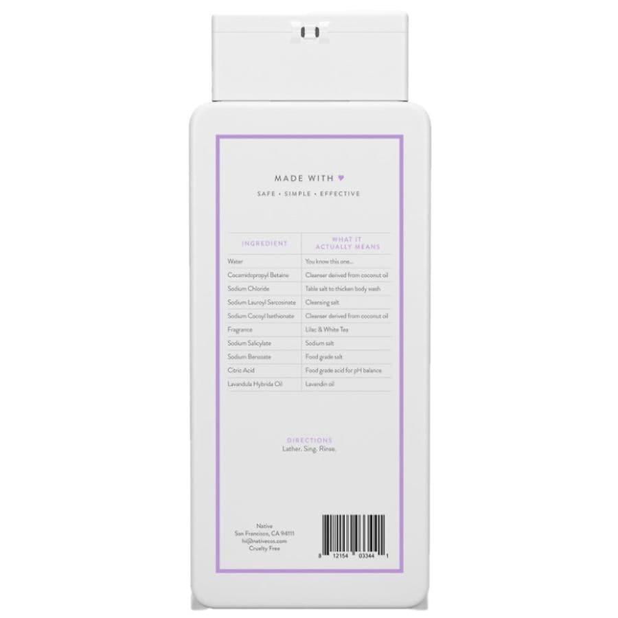 Native Body Wash Lilac and White Tea