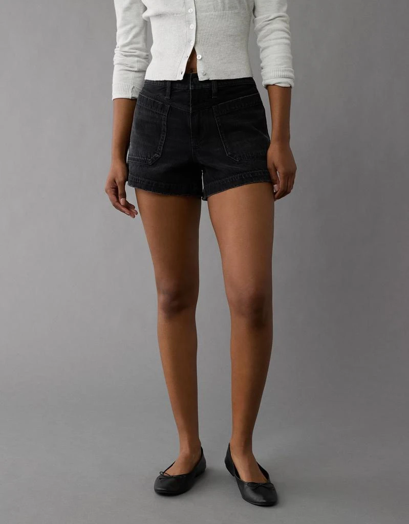 AE AE Strigid Super High-Waisted Relaxed Denim Short 1