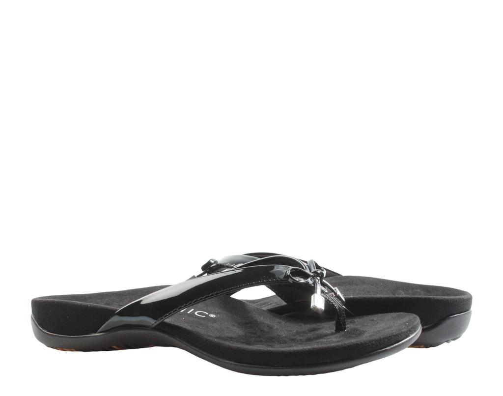 VIONIC Women's Bella Black Thong Sandals 10000435-001