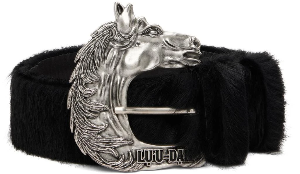 LU
U DAN Black 
Year of the Horse
 Pony Hair Cowboy Belt