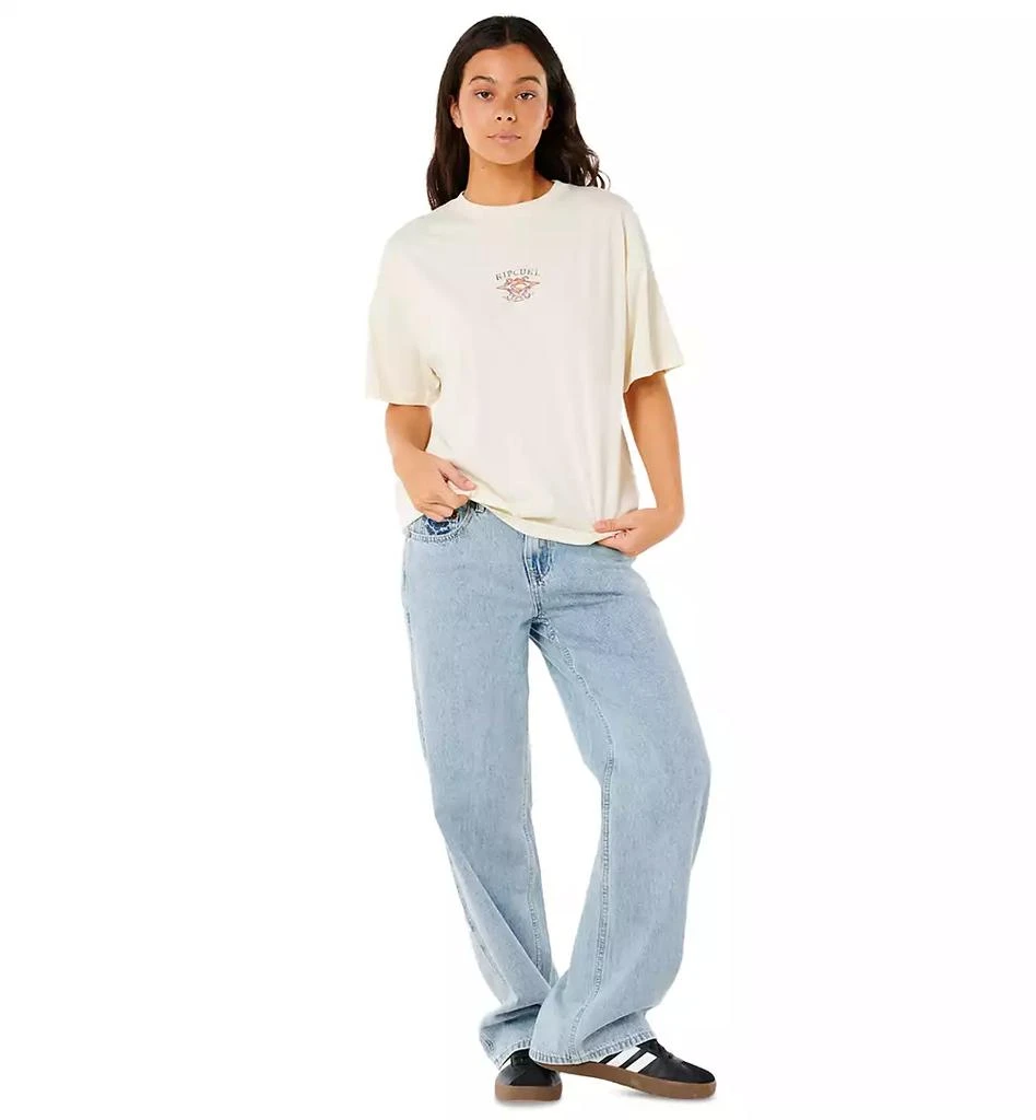 Rip Curl Juniors' Cotton Butterfly Crewneck T-Shirt 3