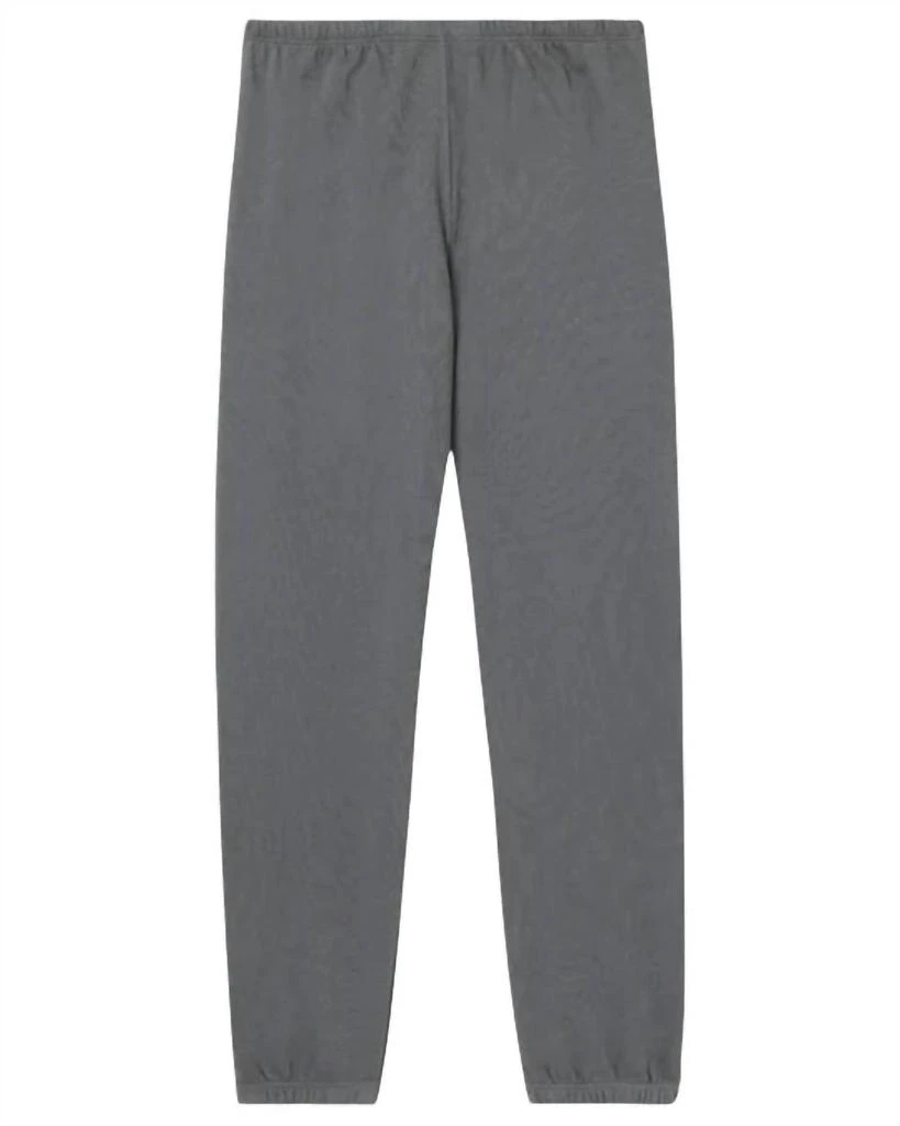 PERFECTWHITETEE Johnny French Terry Easy Sweatpant In Charcoal 4