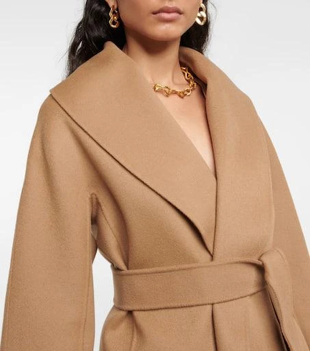 Max Mara Messi belted virgin-wool coat 4