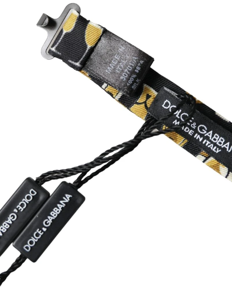 Dolce & Gabbana Silk Cocktail Adjustable Neck Men Bow Men's Tie 4