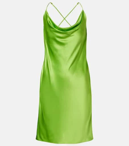 Yves Saint Laurent Silk satin slip dress 1