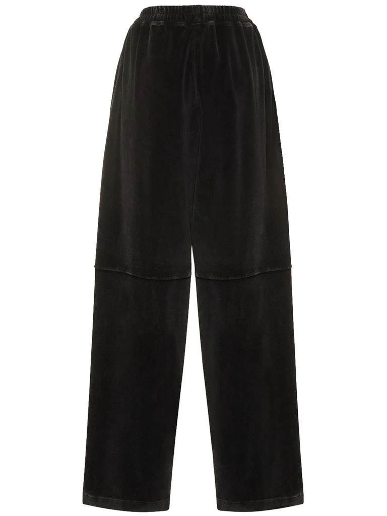 ALEXANDER WANG Articulated Cotton Blend Sweatpants 4